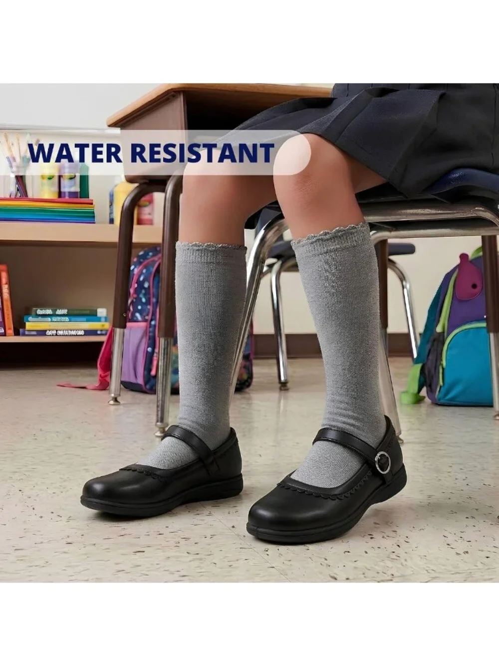 Stylish Mary Jane Ballet Flats for Girls | Dress School Shoes in Toddler to